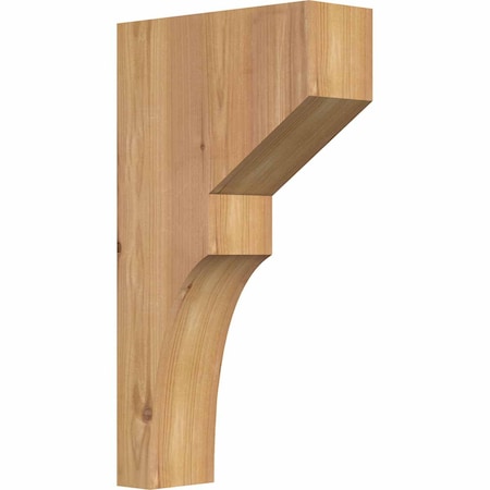 Ekena Millwork Monterey Smooth Corbel, Western Red Cedar, 3 1/2"W x 10"D x 18"H COR04X10X18MON00SWR